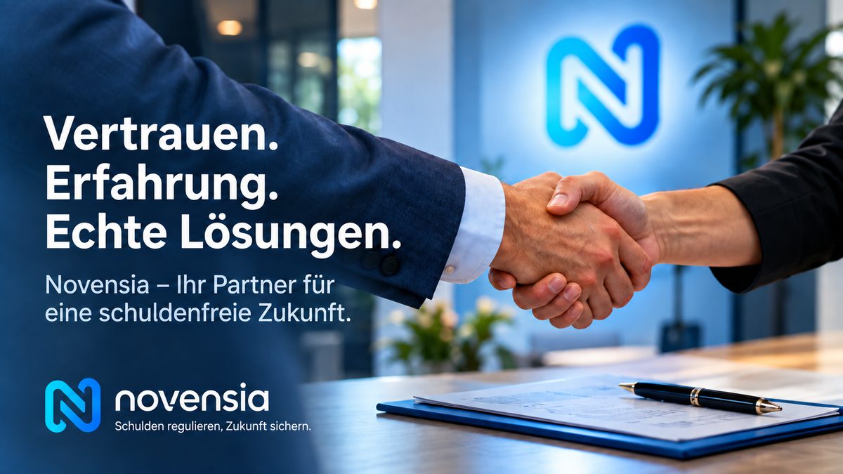 Novensia im Seriositäts-Check: Handschlag nach Vertragsprüfung zur Finanzsanierung